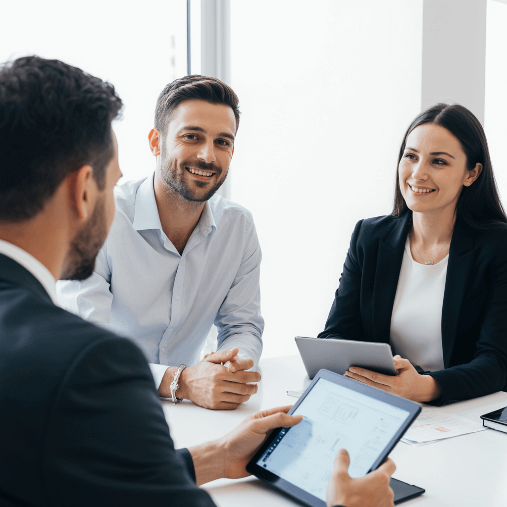 Equipe de PME satisfeita após contratar suporte MSP da Colobe IT Solution